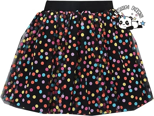 LEZONKIDS - OEM Customizable Elastic Waist Multi-layers Tulle Girls Fancy Skirts Tutu Skirts for 2-14T